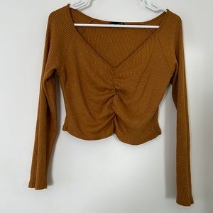 Long Sleeve Crop Top